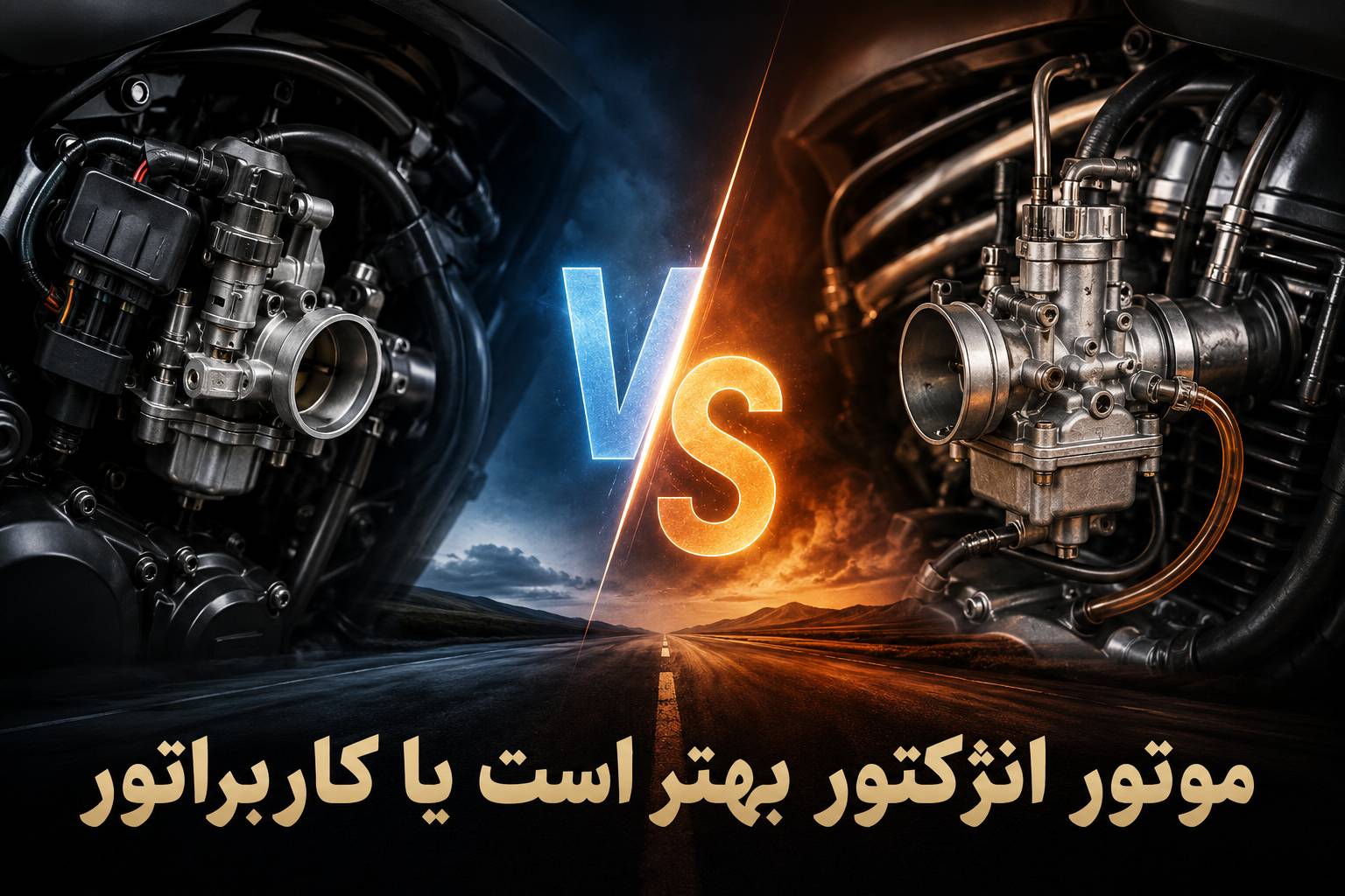 موتور انژکتوری بهتر است یا کاربراتوری؟ تفاوت‌ها، معایب انتخاب بهترین گزینه برای خرید موتور سیکلت